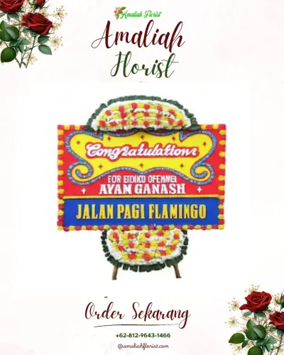 Bunga Papan Congratulation di Solor